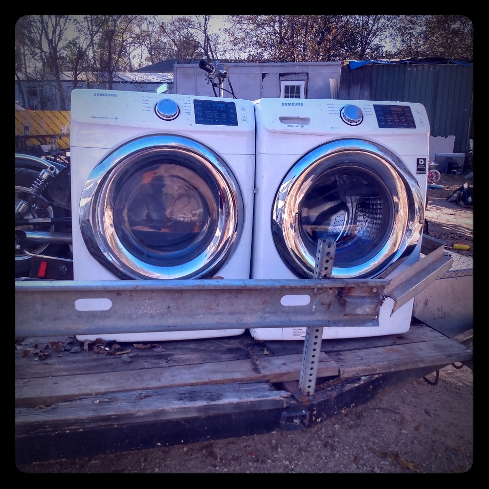 washer and dryer